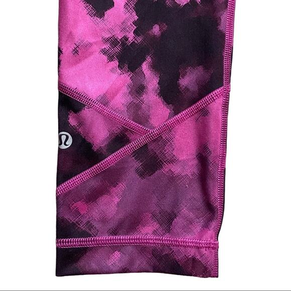 Lululemon Pace Rival Crop Blooming Pixie Raspberry Women's Size 4 - Picture 9 of 10